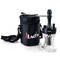 Vodní dýmka Aladin 2Go ALU Black 23 cm Clear