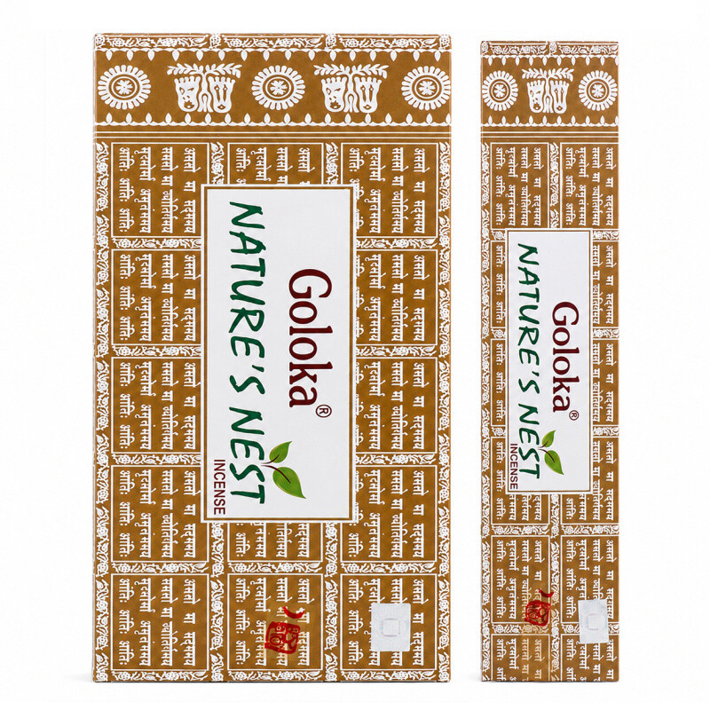 Indické vonné tyčinky Goloka Nature's Nest 15 g