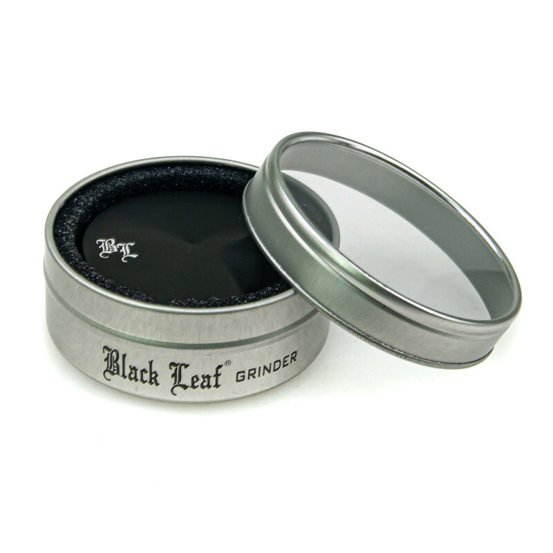 Drtička Black Leaf CNC 5 cm 2-dílná černá