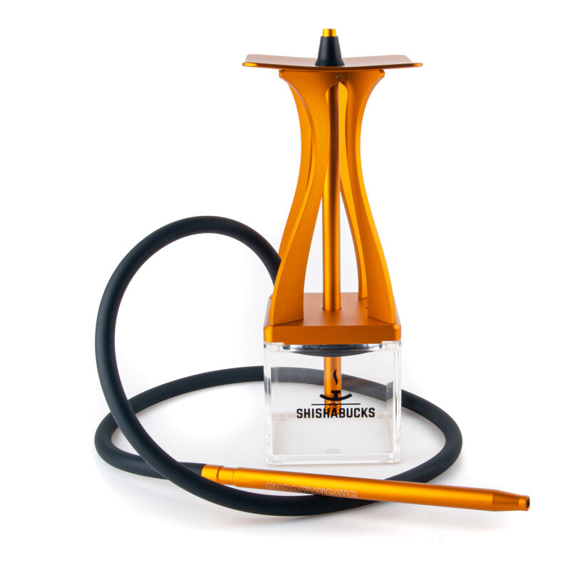 Vodní dýmka Shishabucks Cloud Mini 40 cm zlatá