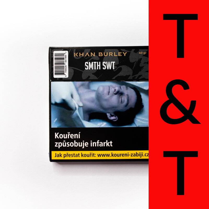 Tabák Khan Burley Smth Swt 40 g
