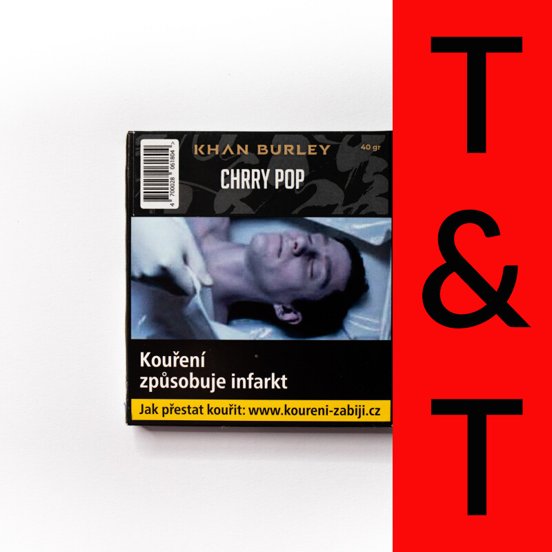 Tabák Khan Burley Chrry Pop 40 g