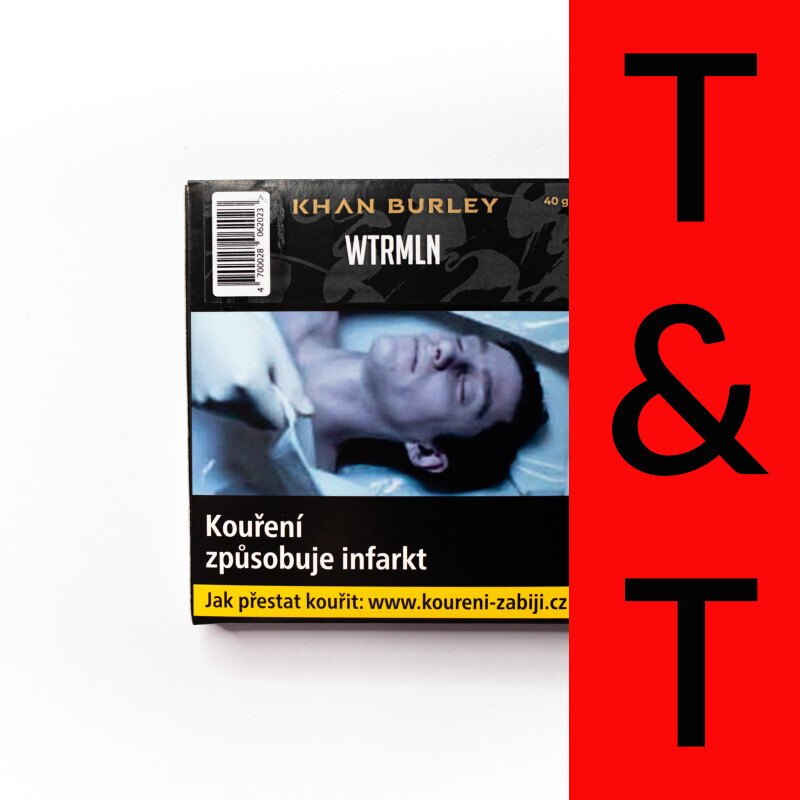 Tabák Khan Burley Wtrmln 40 g