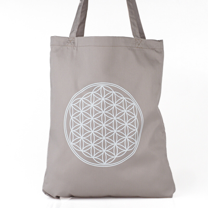 Taška Shoppy Flower of Life šedá