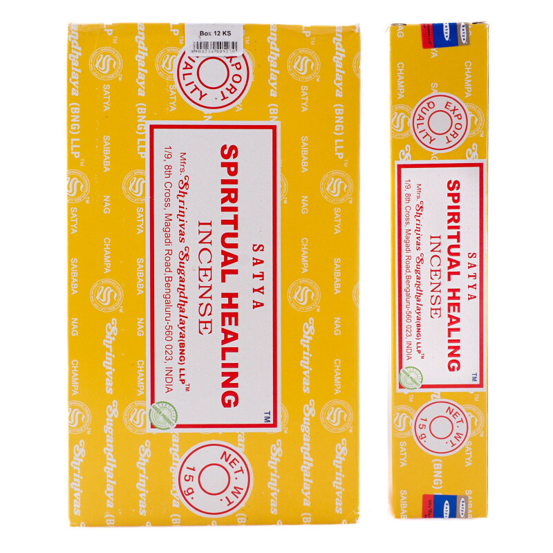 Indické vonné tyčinky Satya PK Spiritual Healing 15 g