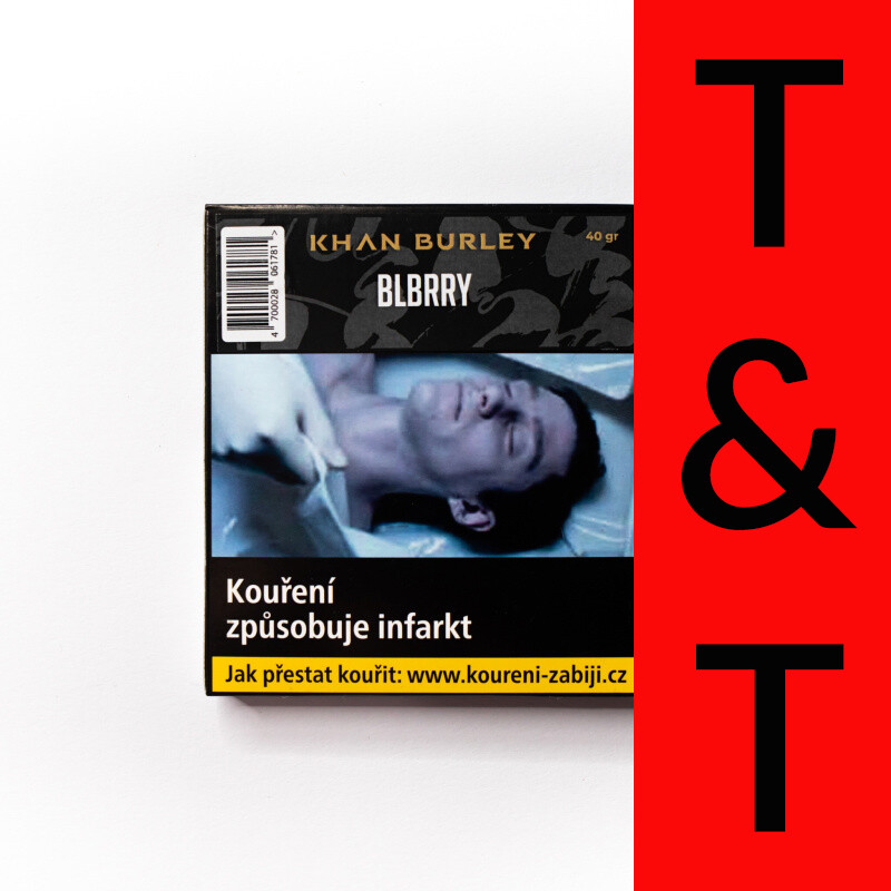 Tabák Khan Burley Blbrry 40 g