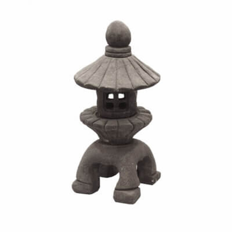 Soška beton Pagoda 50 cm šedá