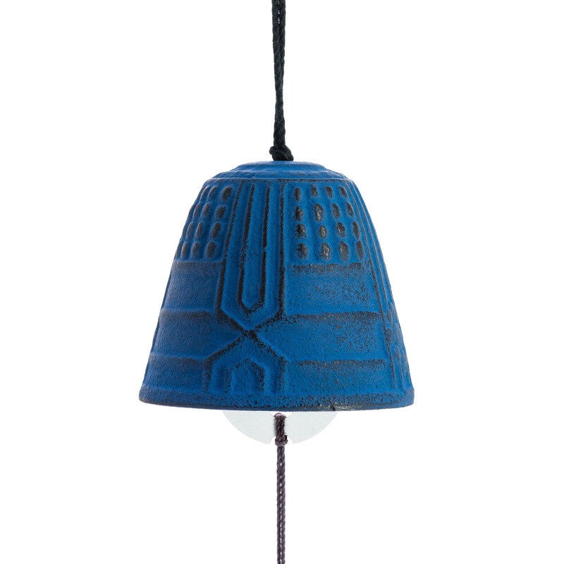 Zvon Iwachu Furin Feng Shui 4,5 cm modrá
