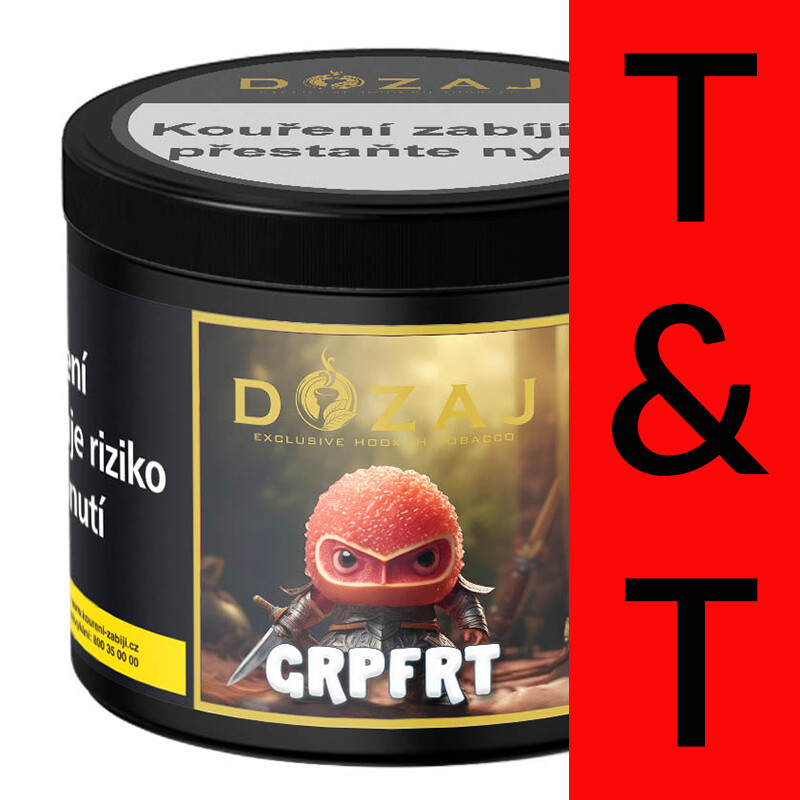 Tabák Dozaj Black Grpfrt 125 g