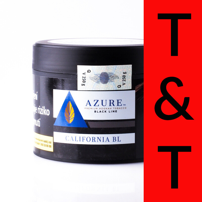 Tabák Azure Black California Bl 250 g