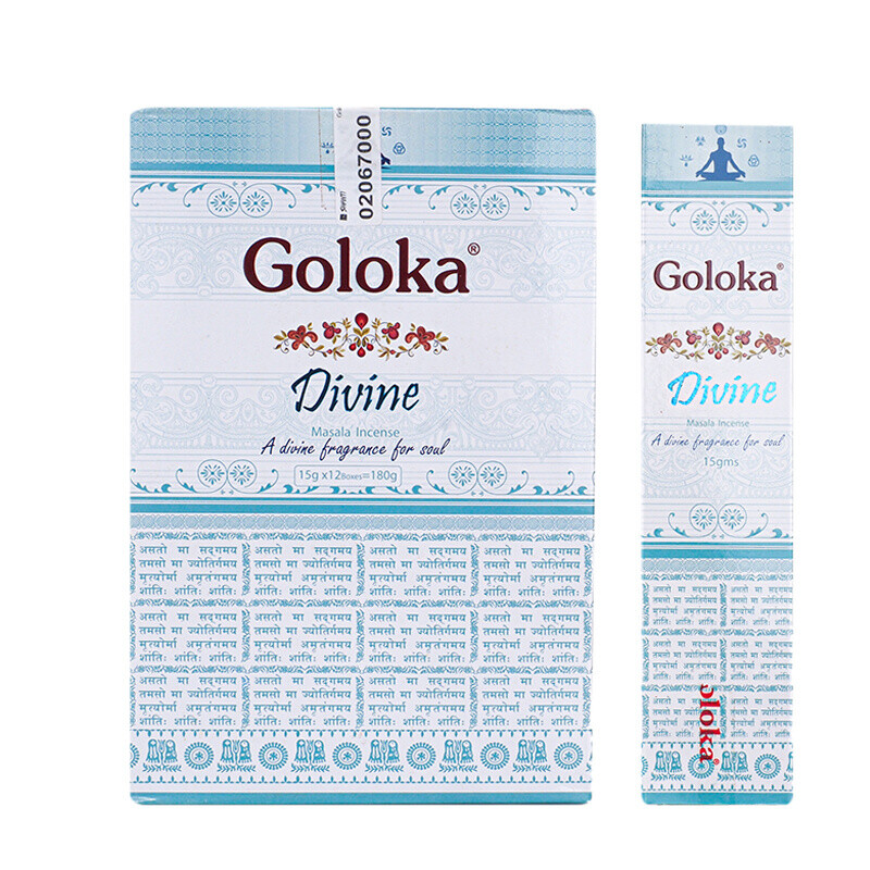Indické vonné tyčinky Goloka Masala Divine 15 g