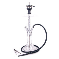 Vodní dýmka Aladin Alux M7 53 cm Silver