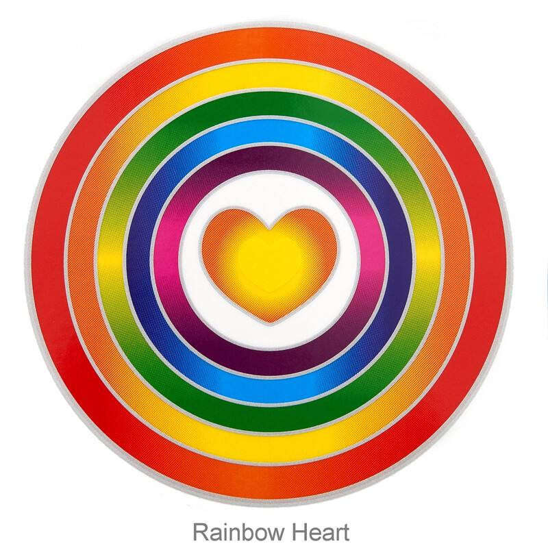 Mandala Sunseal V Rainbow Heart
