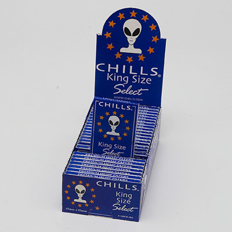 Cigaretové papírky Chills Select KS Box 25 ks