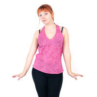 Top halenka Jasmína XL růžová