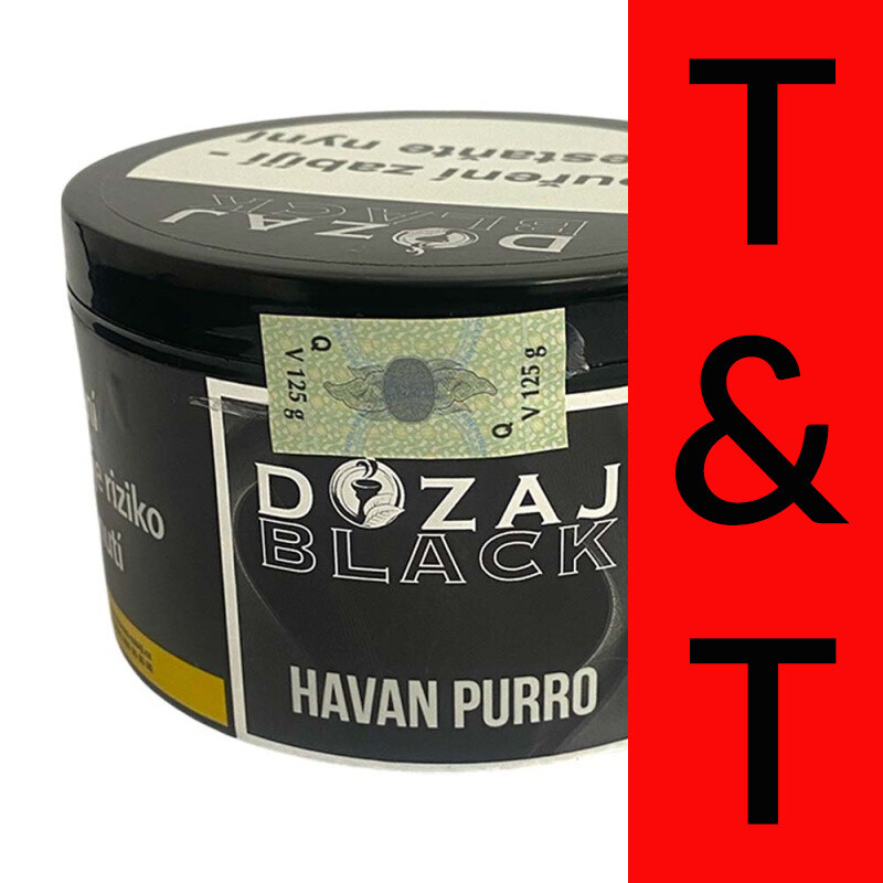 Tabák Dozaj Black Havan Purro 125 g