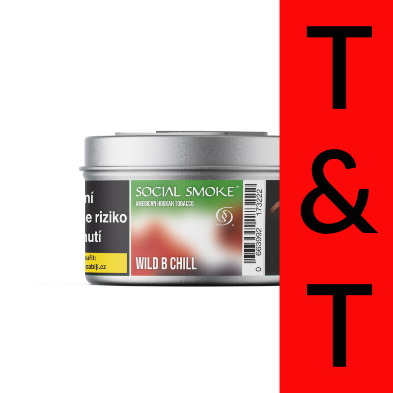 Tabák Social Smoke Wild B Chill 200 g