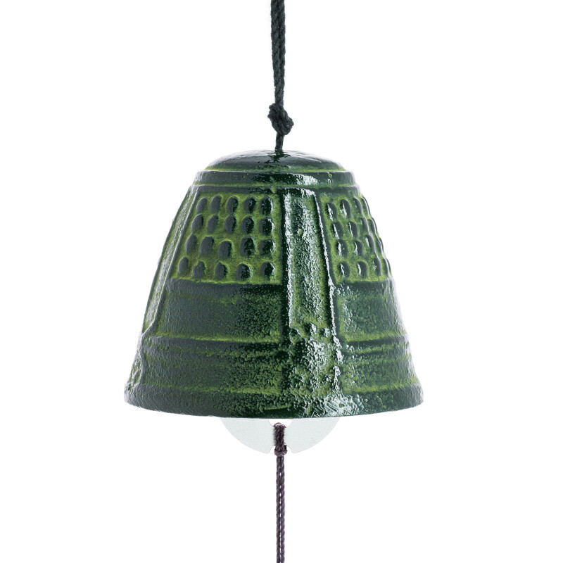 Zvon Iwachu Furin Feng Shui 4,5 cm zelená
