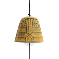 Zvon Iwachu Furin Feng Shui 4,5 cm žlutá