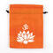 Pytlík dárkový Gifty Om Lotus 11 x 14 cm oranžová