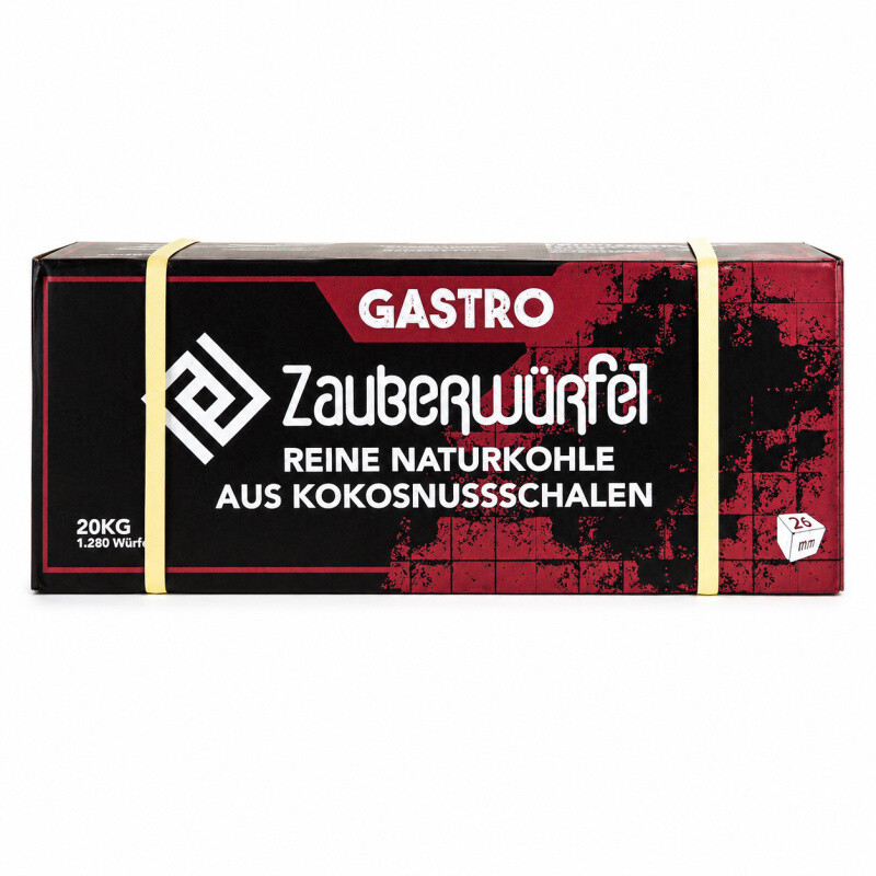 Uhlíky do vodní dýmky Magic By Zauberwürfel 26 mm 20 kg