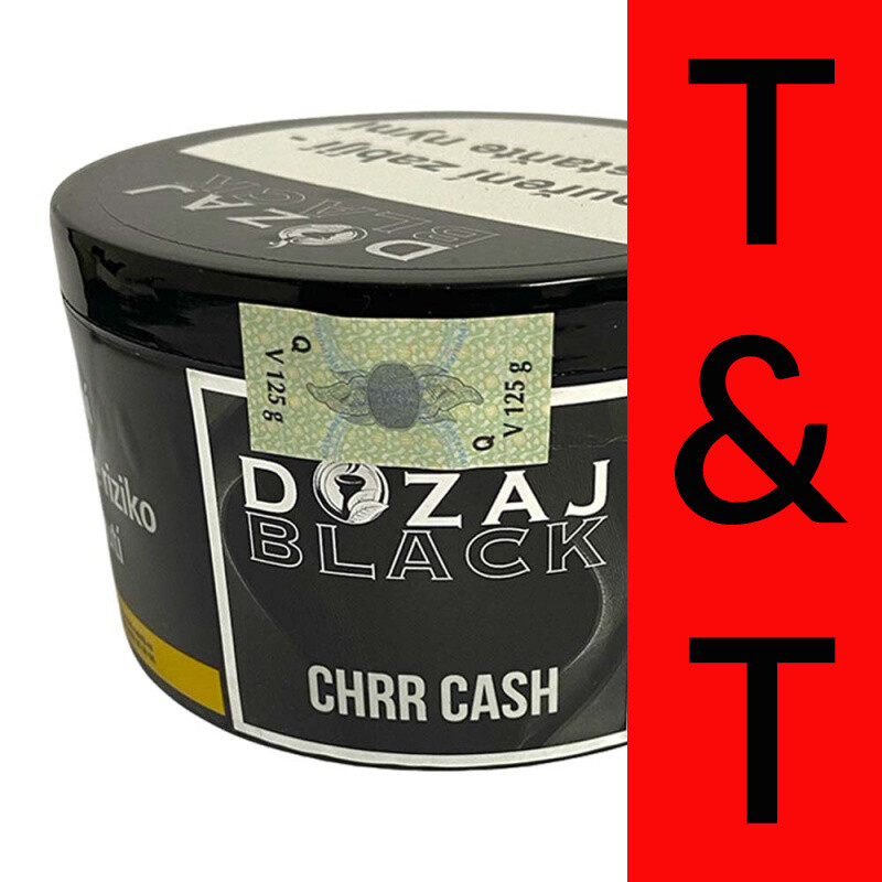 Tabák Dozaj Black Chrr Cash 125 g