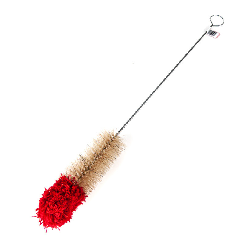 Štětka na sklo pro vodní dýmky Kaya Wool Top 50 cm červená