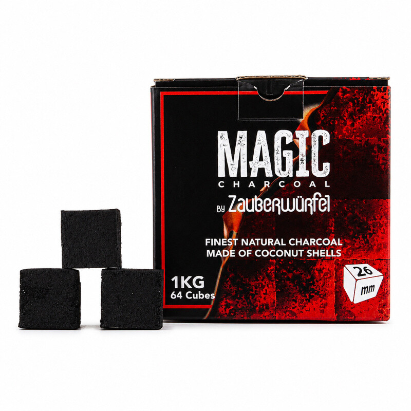 Uhlíky do vodní dýmky Magic By Zauberwürfel 26 mm 1 kg