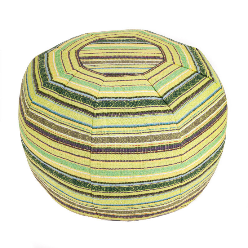 Taburet Boho 50 cm světle zelená