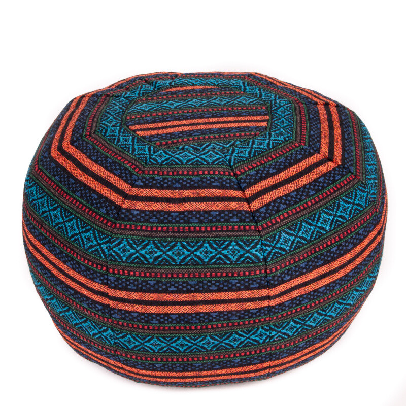 Taburet Boho 50 cm oranžová