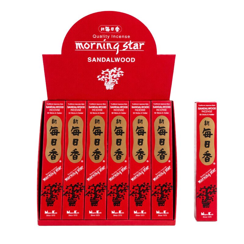 Japonské vonné tyčinky Nippon M/S 50 ks Sandalwood
