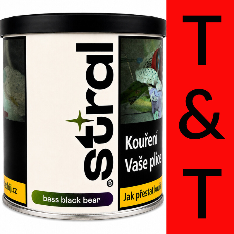 Tabák Stral Bass Black Bear 200 g