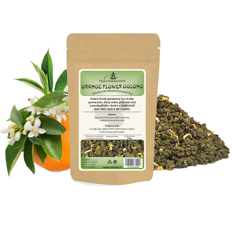 Čínský polozelený čaj Orange Flower Oolong 50 g