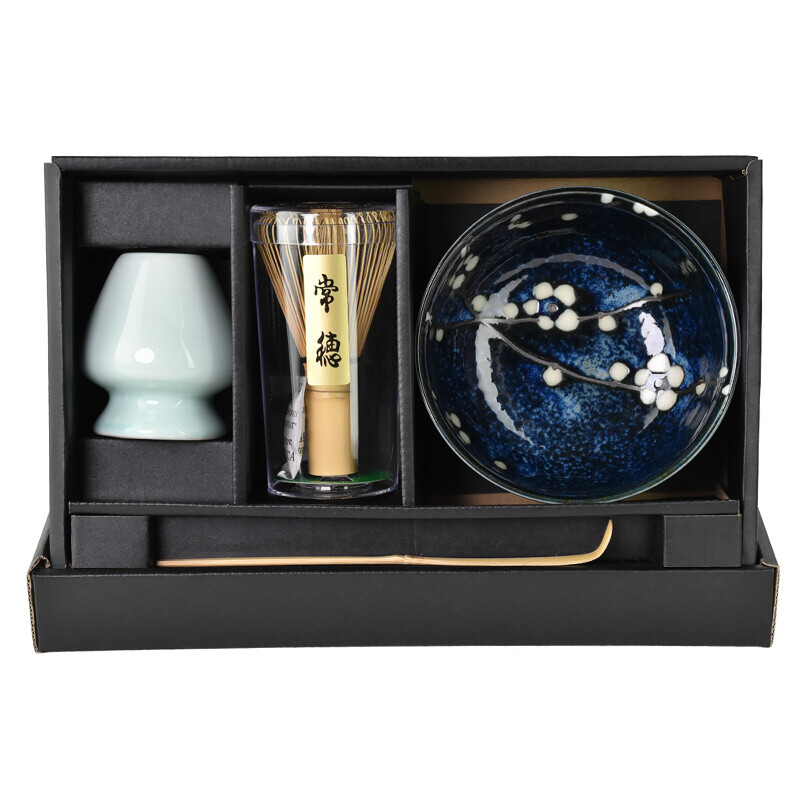 Matcha set keramika Japan Hana Blue