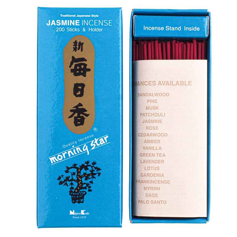 Japonské vonné tyčinky Nippon M/S 200 ks Jasmine