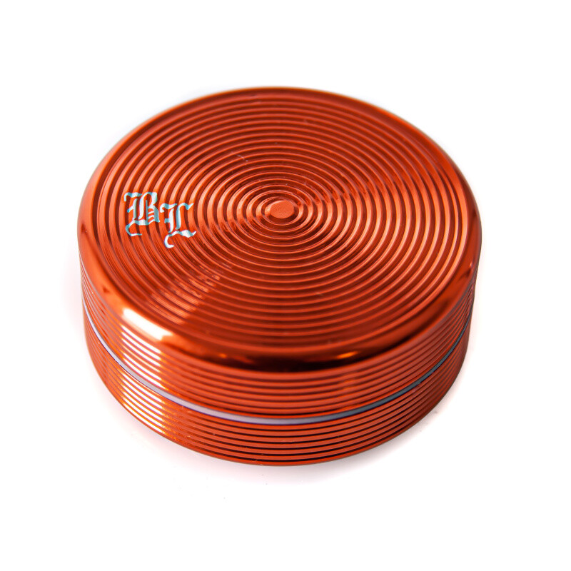 Drtička Ripple Black Leaf CNC 5 cm 2-dílná oranžová