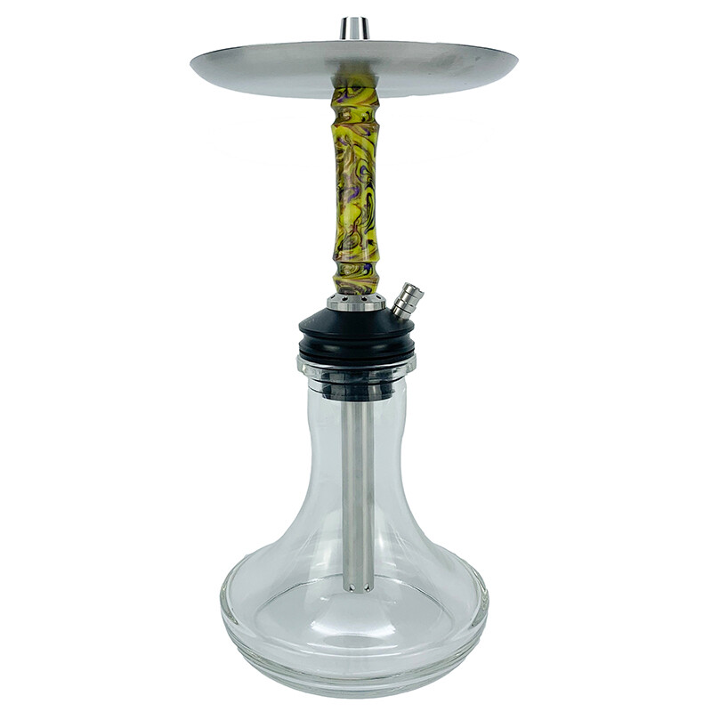 Vodní dýmka Moze Breeze Premium Yellow 38 cm čirá