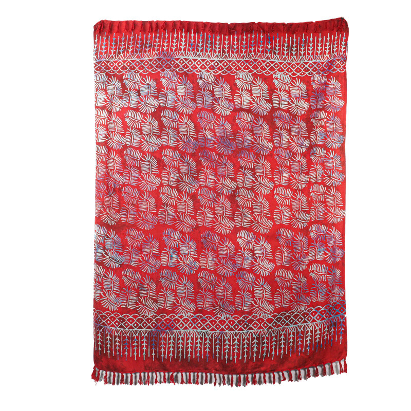 Pareo Sarong Bali Indah červená 160 x 118 cm