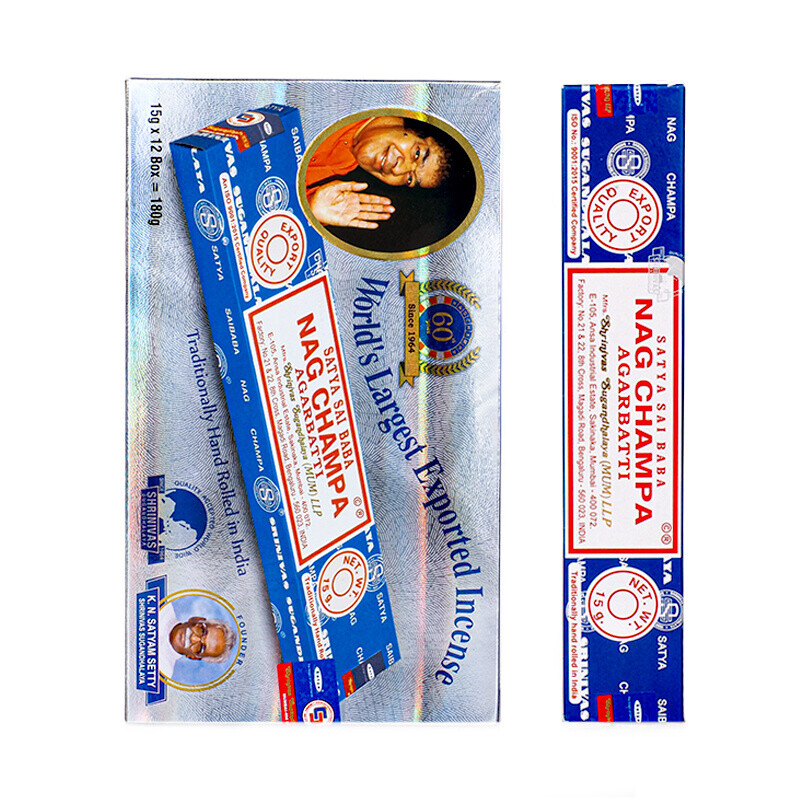 Indické vonné tyčinky Satya Nag Champa 15 g