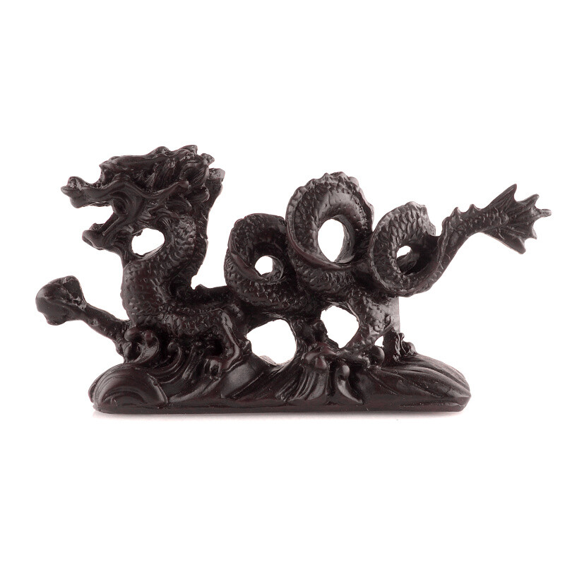 Soška resin Čínský drak 8 cm