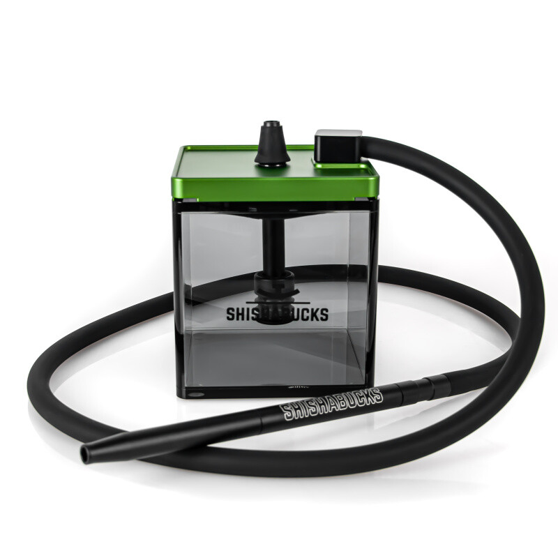 Vodní dýmka Shishabucks Cloud Micro Black 18 cm zelená