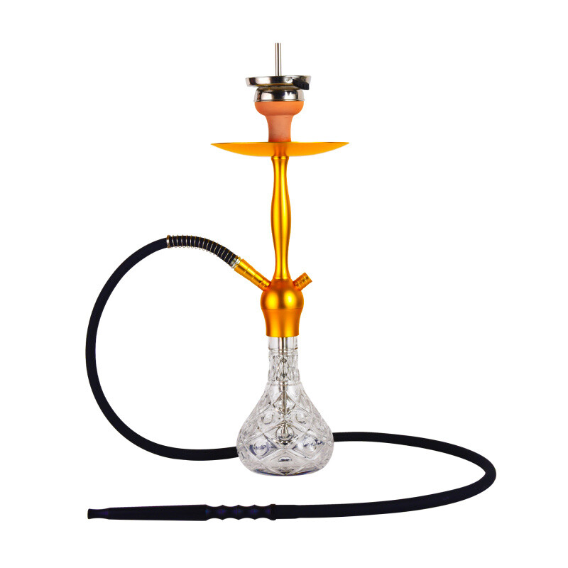 Vodní dýmka Aladin Alux Admiral Gold 50 cm Clear