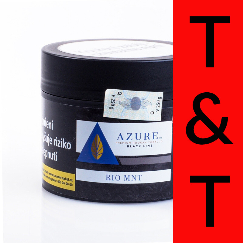 Tabák Azure Black Rio Mnt 250 g