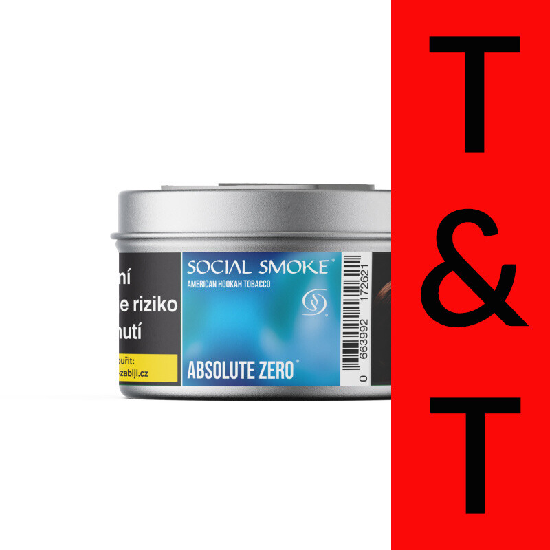 Tabák Social Smoke Absolute Zero 200 g