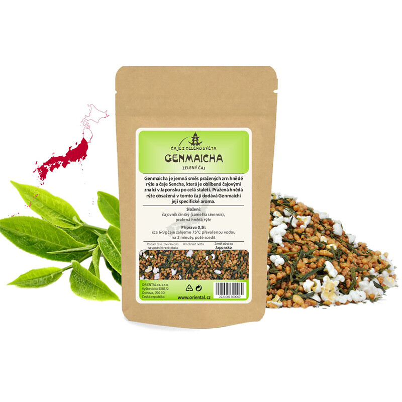 Japonský zelený čaj Genmaicha 50 g