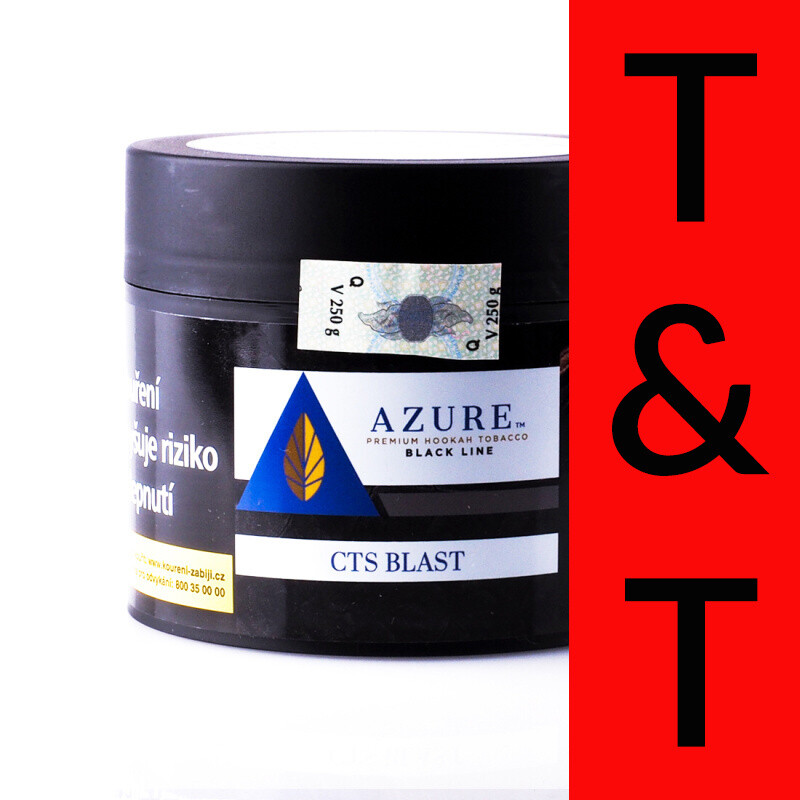 Tabák Azure Black Cts Blast 250 g