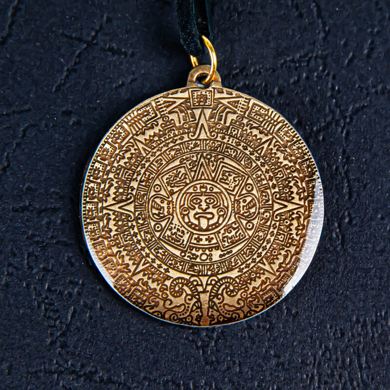 Amulet Symbol 49 Aztécký kalendář