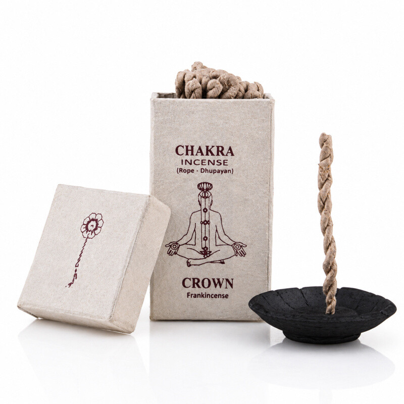 Tibetské vonné provázky Chakra Incense - Crown
