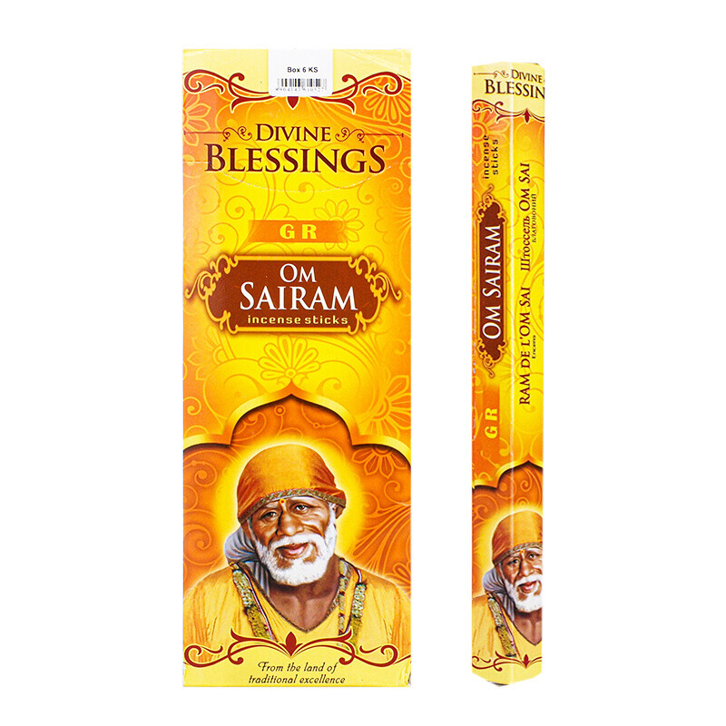 Indické vonné tyčinky GR HX Blessings Om Sairam