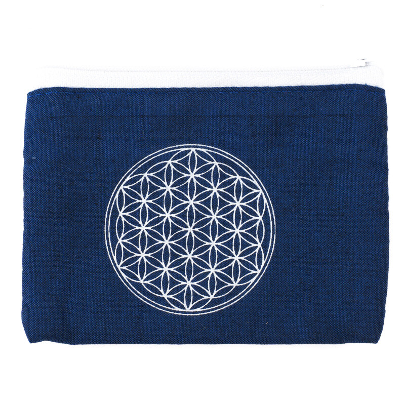 Peněženka Zippy Flower of Life modrá